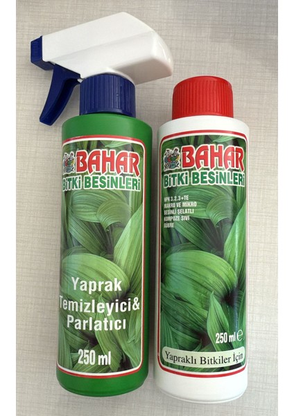 Bitki Besinleri Yapraklı Bitkiler Için 2'li Avantaj Paketi