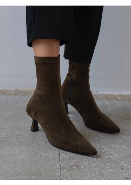 Bobby Streç Haki Süet Bot fiyatları