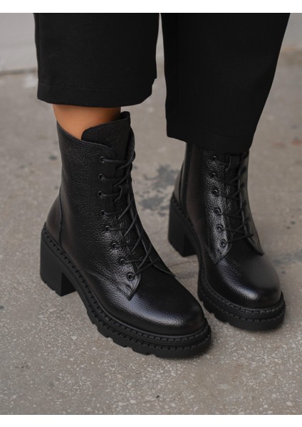 Nokka Siyah Hakiki Deri Kadın Bot indirimleri