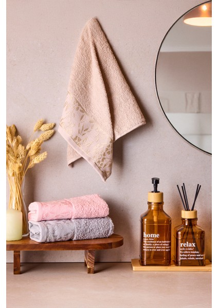 Premium 3'lü 30X50 cm El, Yüz ve Mutfak Havlu Seti fırsatları