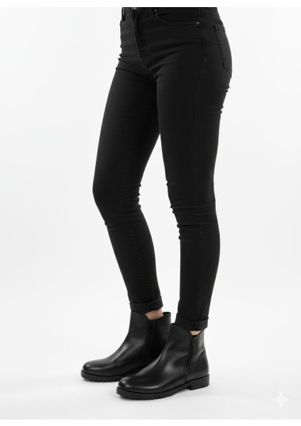 Kadın Çift Fermuarlı Kısa Kalın Topuk Bot fiyatları