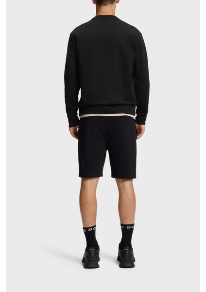 Pamuklu Relaxed Fit Bisiklet Yaka Logolu Sweat Erkek Sweat 50543859 001 modelleri