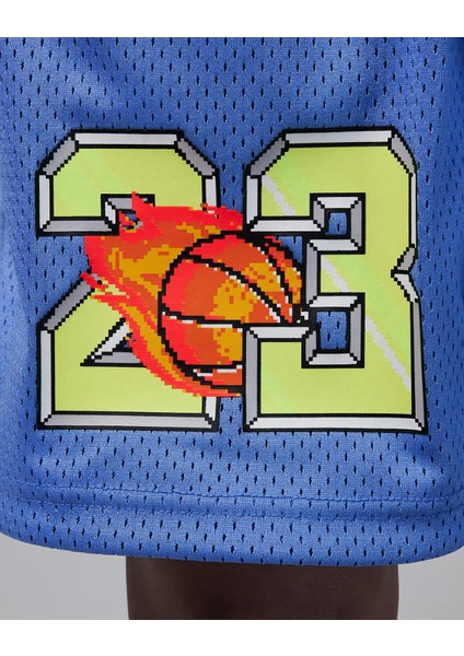 Nıke Jordan Air Flame Royal Mavi Erkek Çocuk Şort 95D944
