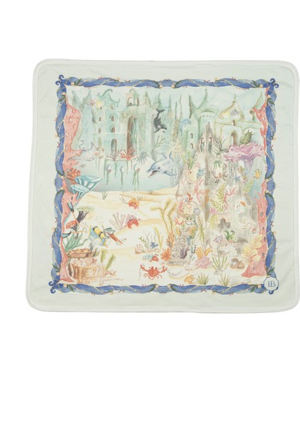 %100 Pamuk Çift Taraflı Bebek Battaniyesi - Atlantis