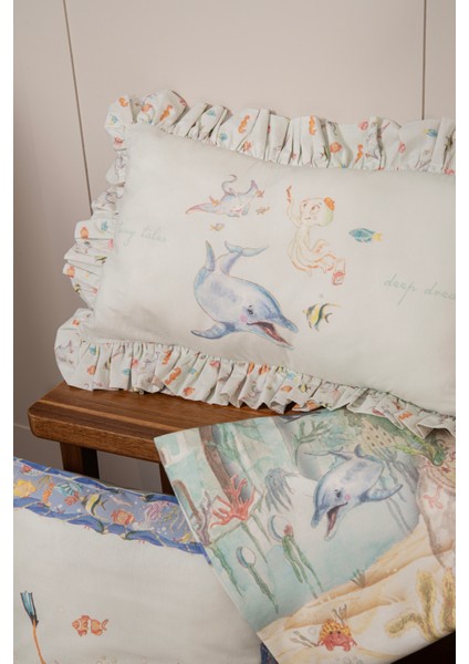 %100 Pamuk Çift Taraflı Bebek Battaniyesi - Atlantis modelleri