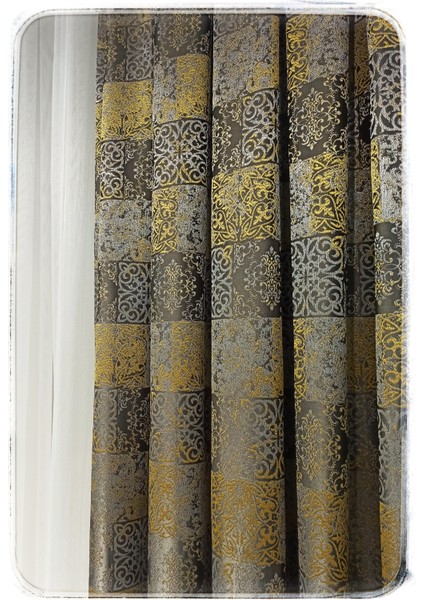 Venezia Desenli Pileli Fon Perde