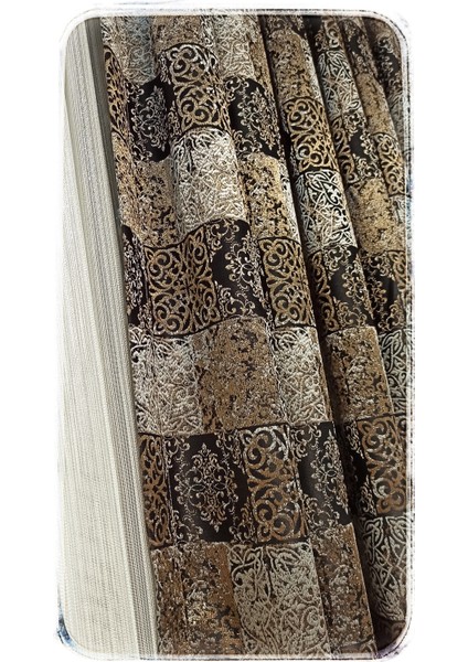 Venezia Desenli Pileli Fon Perde fiyatları