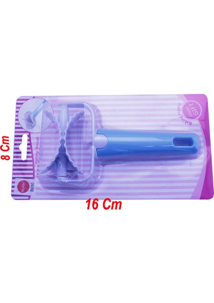 Plastik Yuvarlak Hamur Ruleti Kesici Hamur Şekilledirici Tırtıklı fiyatları