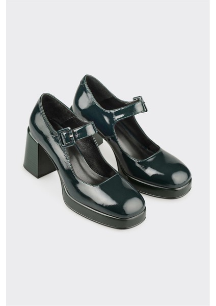 Yeşil Deri Kadın Ayakkabı fiyatları