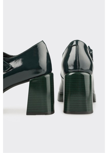 Yeşil Deri Kadın Ayakkabı fırsatları