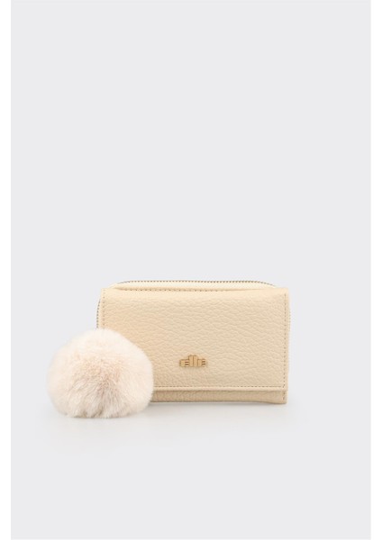 Ekru Kadın Cüzdan