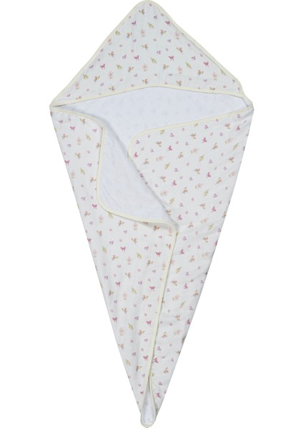 %100 Pamuk Muslin Kurulanma Örtüsü – 4 Katlı 80X80 cm Büyülü Bahçe Koleksiyonu