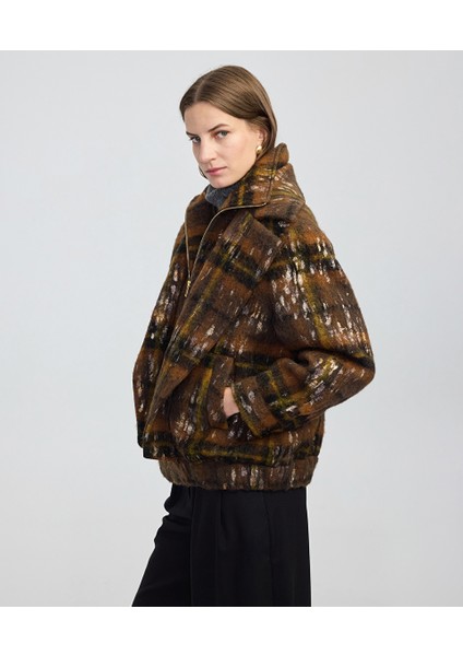 Varak Baskılı Ekose Desen Kaban IW6250008052021 modelleri