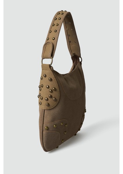 Arlo Troklu Omuz Çantası Vizon fiyatları