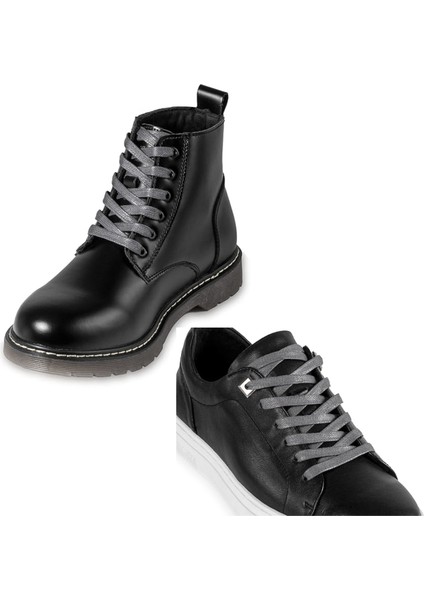 120 cm Yassı Mumlu Ayakkabı Bağcığı, Casual, Bot, Klasik ve Spor Ayakkabılar İçin Bağcık, 1 Çift indirimleri