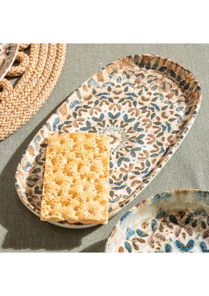 Ephesus Düz Kayık Tabak 25CM