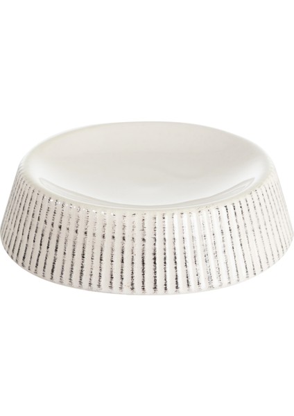 Lınea 5'li Kutulu Banyo Seti Modern Tasarım Seramik Aksesuarlar Şık Beyaz