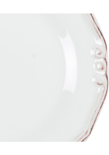 EKRU SERVİS TABAĞI 25CM