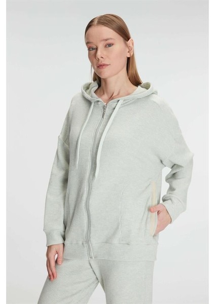 Arias Closet Pamuklu Homesuit Kapüşonlu Fermuarlı Ev Giyim Pijama Takımı modelleri