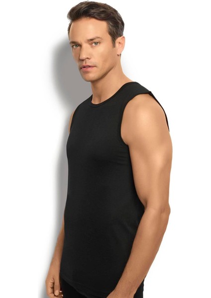 114 Erkek Pamuklu Sıfır Yaka Atlet 1 Adet