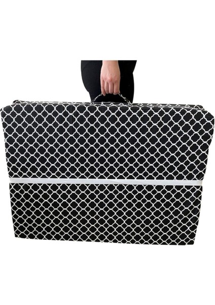 Katlanır Yatak Yer Yatağı Sünger Yatak Taşınabilen Tek Kişilik 80X180 Kara Çatı 6 cm fiyatları