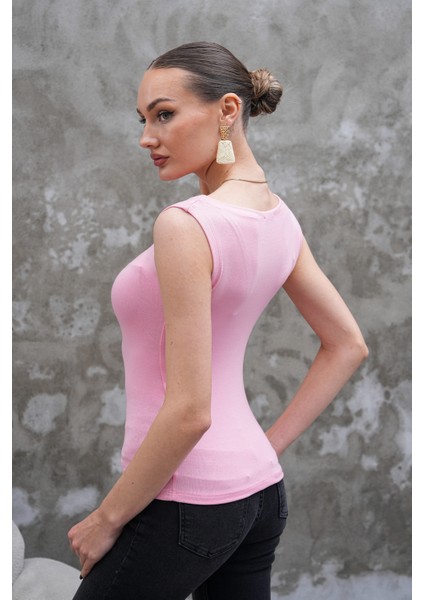 Pembe Basic Kayık Yaka Bluz fırsatları