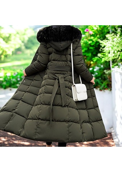 Tam Boy Kürklü Şişme Mont modelleri