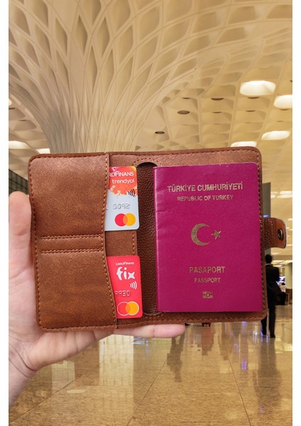 Esther Tasarım Kartvizitlikli Cüzdan & Pasaport & Ruhsat Kılıfı Unisex modelleri