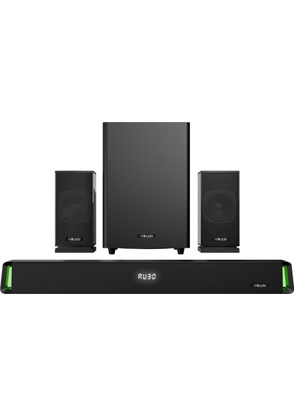 MD-SBT35 Sonicbar Siyah 160W Rms Bt+Aux+Usb+Hdmı/optıcal Ev Sinema Soundbar Speaker