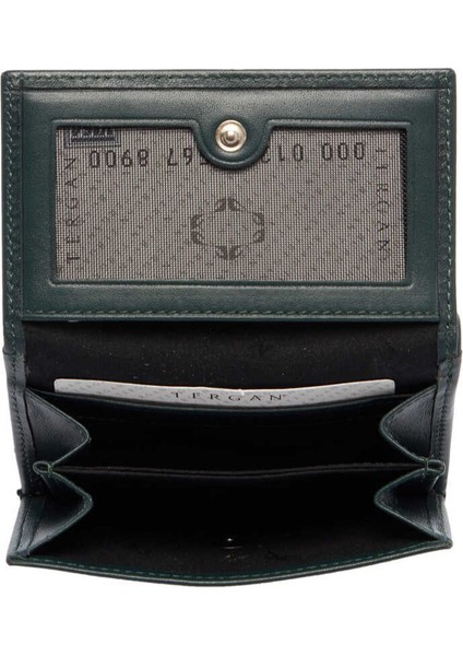 Yeşil Hakiki Deri Erkek Cüzdan - S1CE00001650-P1G