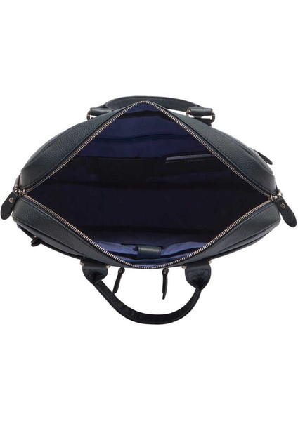 Lacivert Hakiki Deri Erkek Evrak Çantası - S1EV00021476-A38