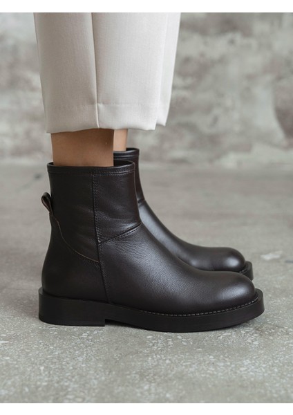 Esven Kahve Hakiki Deri Kadın Bot modelleri