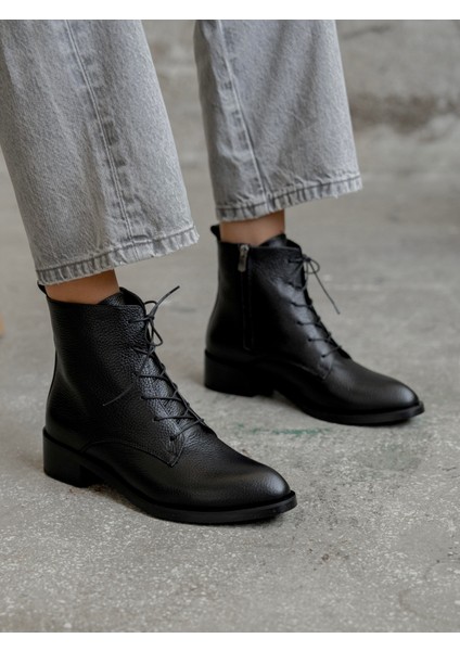 Moli Siyah Hakiki Deri Kadın Bot indirimleri