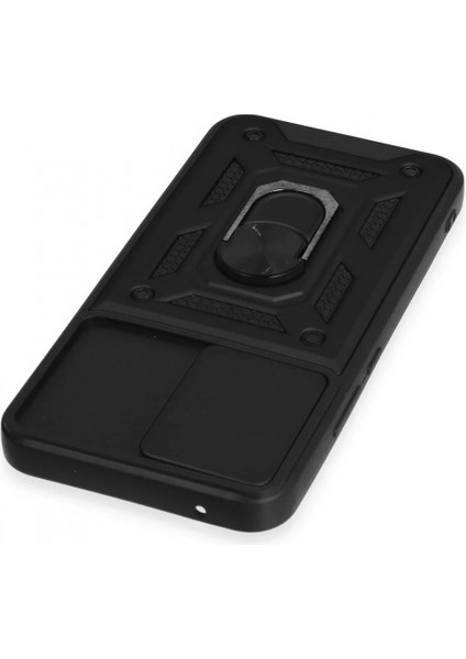 Samsung Galaxy A34 5g Kılıf Pars Lens Yüzüklü Silikon - Siyah fırsatları