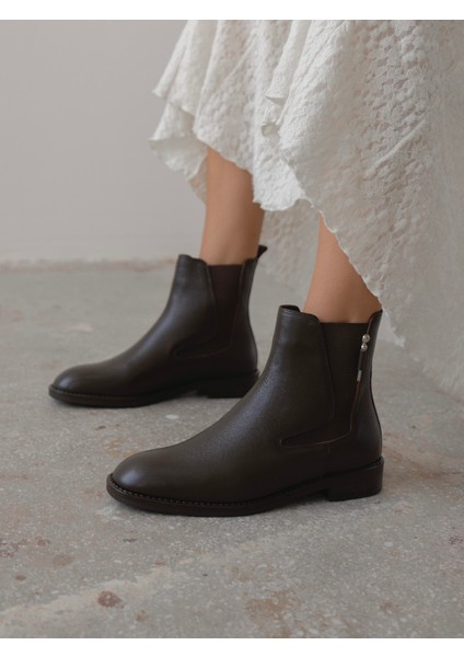 Ati Kahve Hakiki Deri Kadın Bot fiyatları