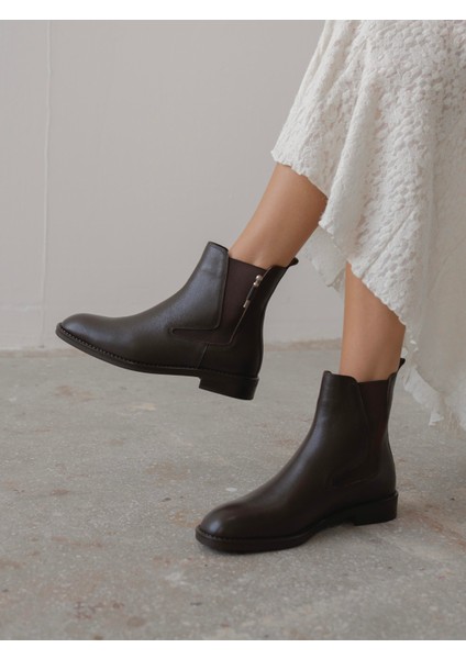 Ati Kahve Hakiki Deri Kadın Bot fırsatları