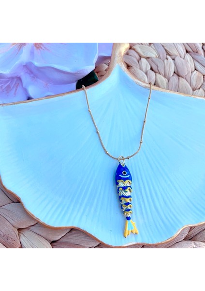 Balık Model Çelik Kolye