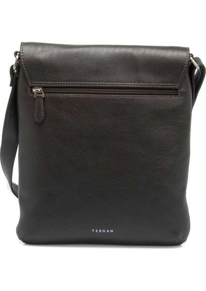 Kahve Hakiki Deri Unisex Çapraz Askılı Çanta - S1AC00002942-A87