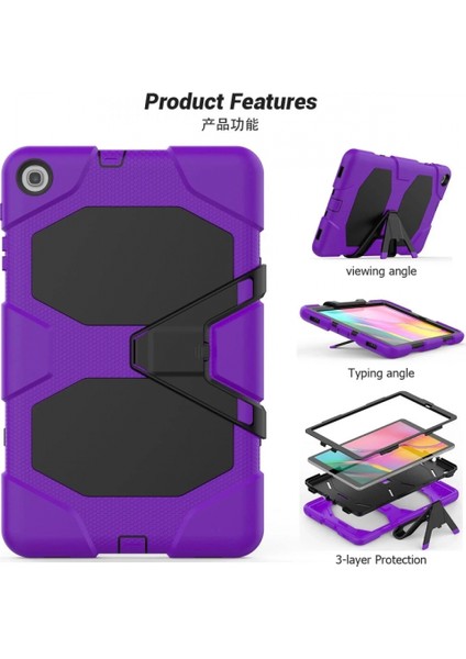 Samsung Galaxy T510 Tab A 10.1 Kılıf Griffin Tablet Kapak - Mor modelleri