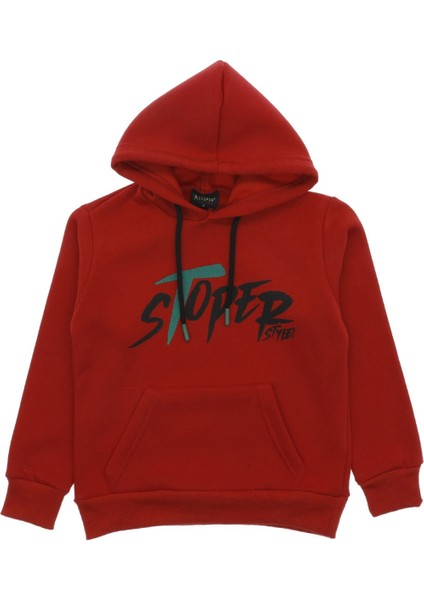 Erkek Çocuk Sweatshirt Kapüşonlu Baskılı 3 Iplik Şardonlu fiyatları