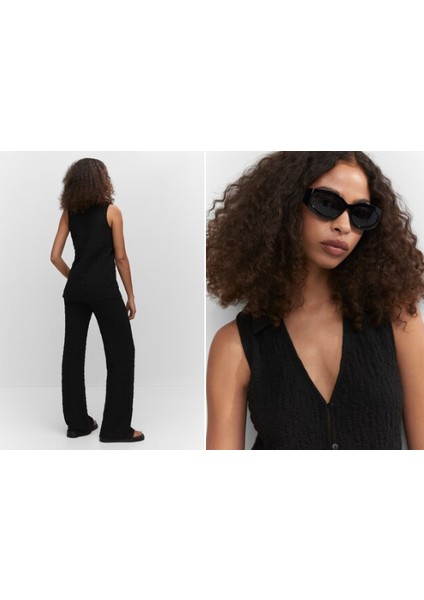 Polo Yakalı Dokuma Yelek modelleri