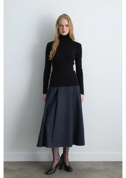 Balıkçı Yaka Basic Triko - Siyah fiyatları