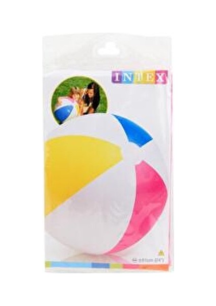 59030 Renkli Plaj Topu 61 cm Eğlenceli Tasarım 3 Yaş ve Üstü İçin fiyatları