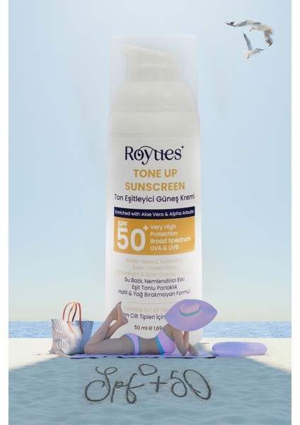 Ton Eşitleyici Güneş Kremi Spf 50 - Cilt Bariyeri Onarıcı, Yenileyici ve Nemlendirici 50ML fiyatları