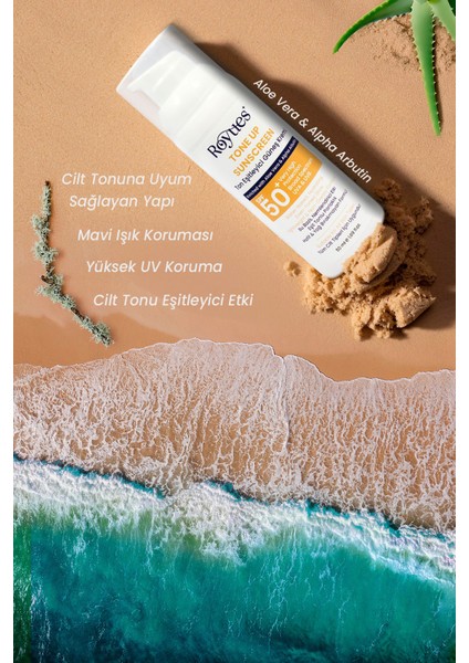 Ton Eşitleyici Güneş Kremi Spf 50 - Cilt Bariyeri Onarıcı, Yenileyici ve Nemlendirici 50ML fırsatları