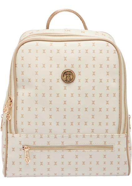 Bej Print Kadın Sırt Çantası - S1SR00079606-U4A