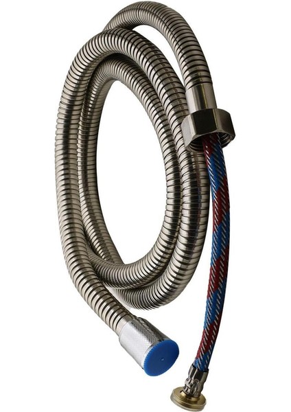 Banyo Duş Hortumu Çelik Örgülü Paslanmaz Kırılmaz Spiral Hortumu 150 cm Duş Hortumu Gümüş Çelik modelleri