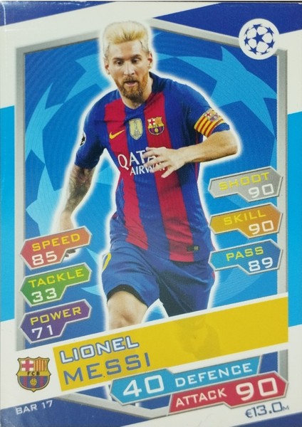 Lionel Messi 2016 Kart