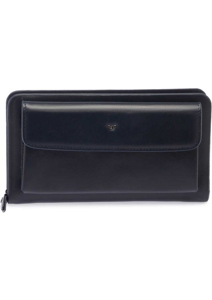 Lacivert Hakiki Deri Erkek Portföy Çantası - S1PC00021242-H86