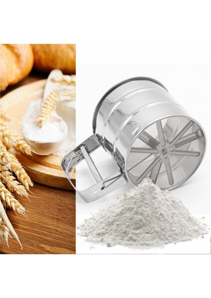 Metal Paslanmaz Elek Mandallı Un Eleği